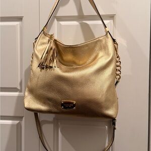 Michael Kors Metallic Gold Shoulder Bag